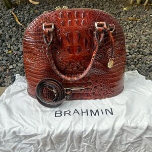 BRAHMIN Large Georgina Satchel bag